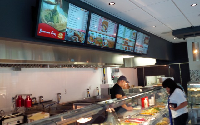 CDL Digital Installe le menu numérique du restaurant AghA à Brossard